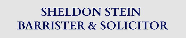 Sheldon Stein B.A.Ll.B. Barrister & Solicitor